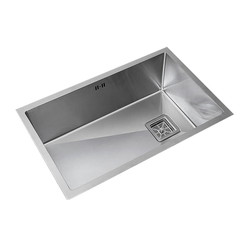 Stainless Steel Kitchen Sink Single Bowl Sink with Soap Dispenser Clearhalo 'Home Improvement' 'home_improvement' 'home_improvement_kitchen_sinks' 'Kitchen Remodel & Kitchen Fixtures' 'Kitchen Sinks & Faucet Components' 'Kitchen Sinks' 'kitchen_sinks' 7482030