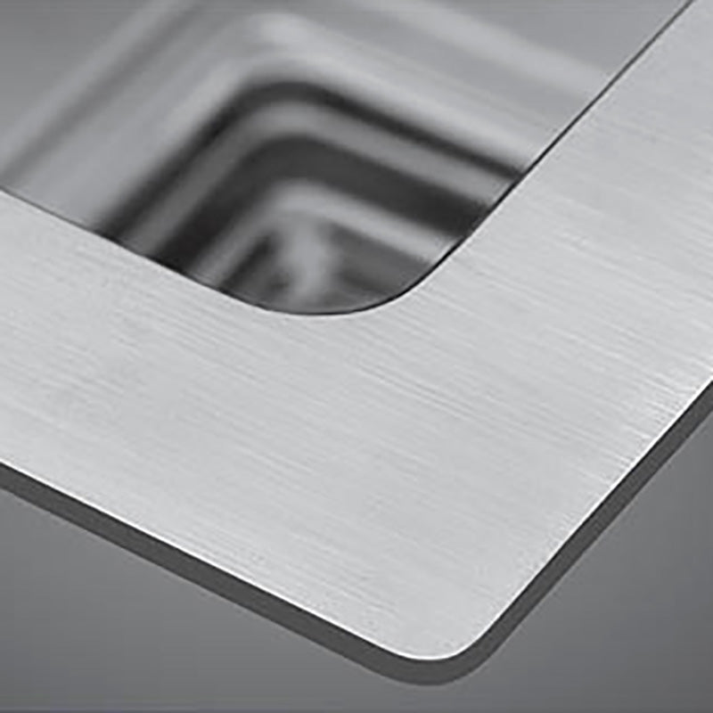 Stainless Steel Kitchen Sink Single Bowl Sink with Soap Dispenser Clearhalo 'Home Improvement' 'home_improvement' 'home_improvement_kitchen_sinks' 'Kitchen Remodel & Kitchen Fixtures' 'Kitchen Sinks & Faucet Components' 'Kitchen Sinks' 'kitchen_sinks' 7482034