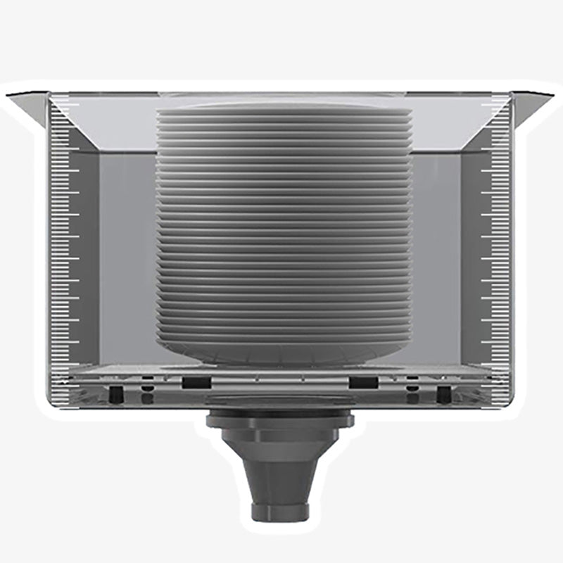 Square Stainless Steel Kitchen Sink Single Bowl Sink with Drain Assembly Clearhalo 'Home Improvement' 'home_improvement' 'home_improvement_kitchen_sinks' 'Kitchen Remodel & Kitchen Fixtures' 'Kitchen Sinks & Faucet Components' 'Kitchen Sinks' 'kitchen_sinks' 7482114