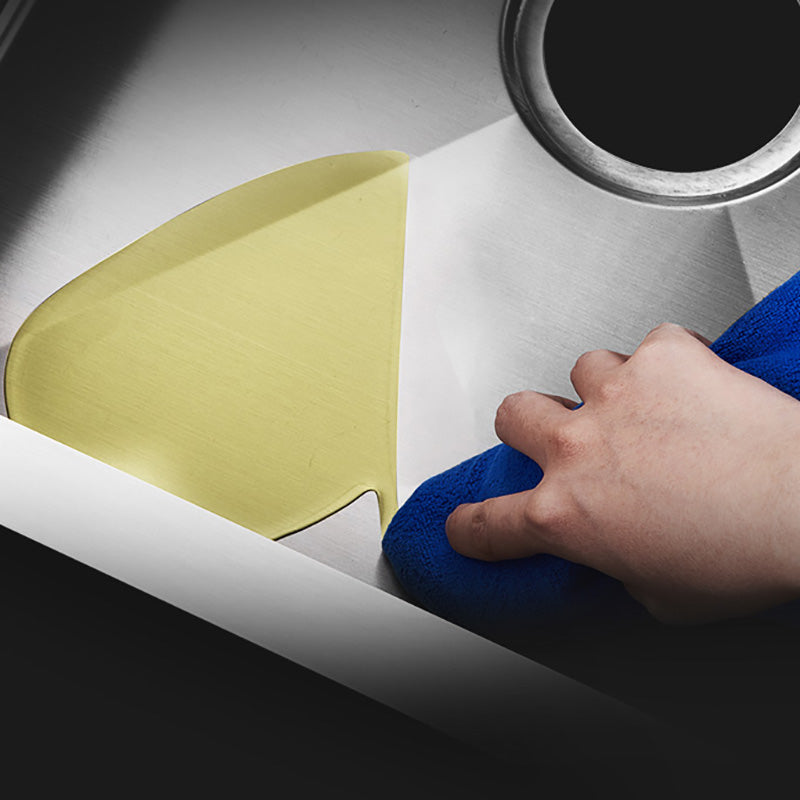 Contemporary Stainless Steel Kitchen Sink Single Bowl Rectangle Sink with Soap Dispenser Clearhalo 'Home Improvement' 'home_improvement' 'home_improvement_kitchen_sinks' 'Kitchen Remodel & Kitchen Fixtures' 'Kitchen Sinks & Faucet Components' 'Kitchen Sinks' 'kitchen_sinks' 7482147