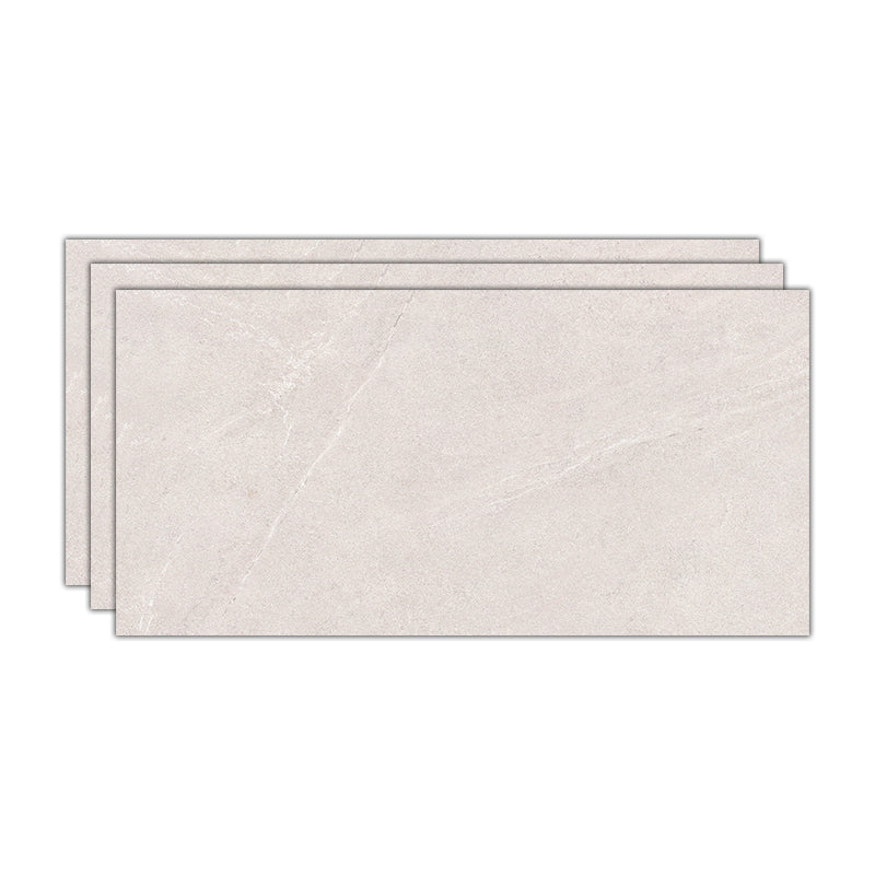 Contemporary Rectangle Tile Porcelain Frosted Floor and Wall Tile Off-White Clearhalo 'Floor Tiles & Wall Tiles' 'floor_tiles_wall_tiles' 'Flooring 'Home Improvement' 'home_improvement' 'home_improvement_floor_tiles_wall_tiles' Walls and Ceiling' 7483252