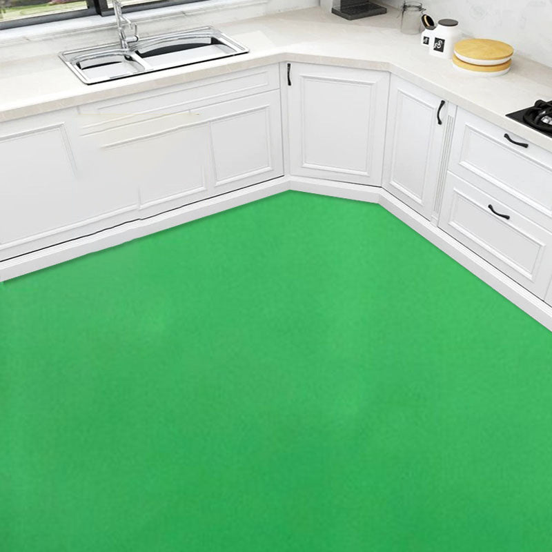 Waterproof PVC Flooring Pure Color Peel and Stick Scratchproof PVC Flooring Green Clearhalo 'Flooring 'Home Improvement' 'home_improvement' 'home_improvement_vinyl_flooring' 'Vinyl Flooring' 'vinyl_flooring' Walls and Ceiling' 7483460