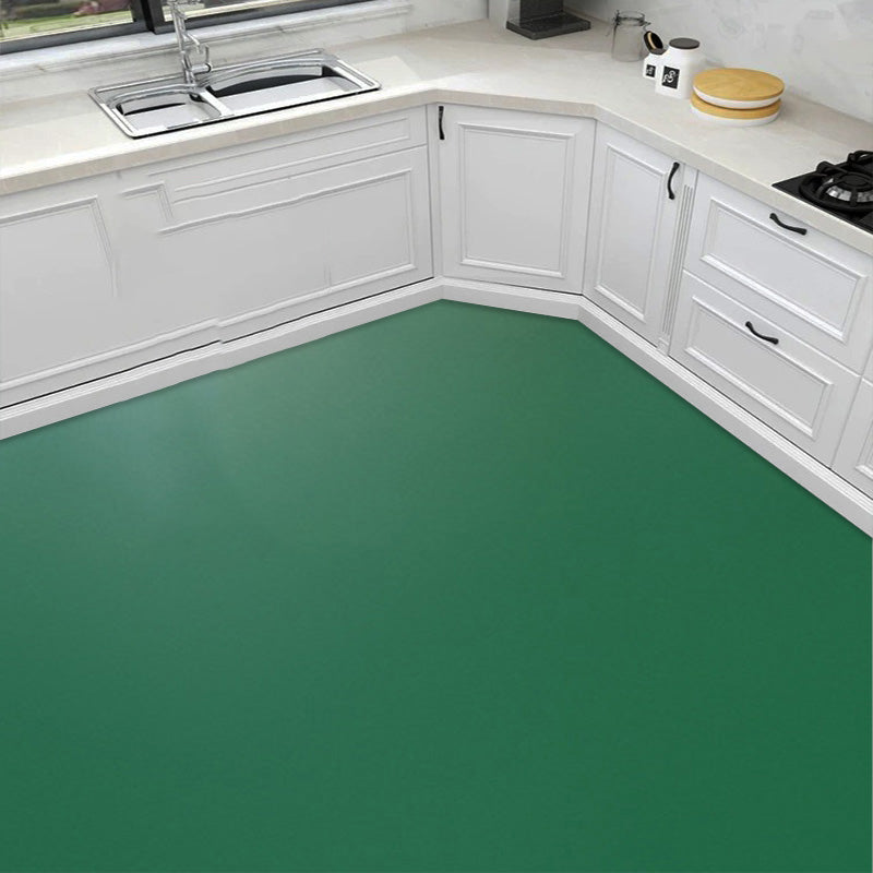 Waterproof PVC Flooring Pure Color Peel and Stick Scratchproof PVC Flooring Blackish Green Clearhalo 'Flooring 'Home Improvement' 'home_improvement' 'home_improvement_vinyl_flooring' 'Vinyl Flooring' 'vinyl_flooring' Walls and Ceiling' 7483461