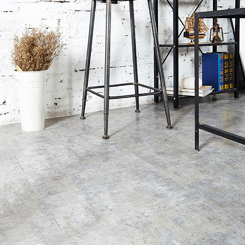 Waterproof PVC Flooring Peel and Stick Wooden Effect Fire Resistant PVC Flooring White-Gray 18"L x 18"W x 0.1"H Clearhalo 'Flooring 'Home Improvement' 'home_improvement' 'home_improvement_vinyl_flooring' 'Vinyl Flooring' 'vinyl_flooring' Walls and Ceiling' 7483510