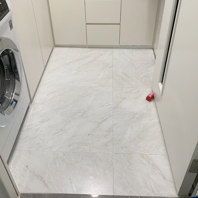 Waterproof PVC Flooring Peel and Stick Wooden Effect Fire Resistant PVC Flooring Light Gray 18"L x 18"W x 0.1"H Clearhalo 'Flooring 'Home Improvement' 'home_improvement' 'home_improvement_vinyl_flooring' 'Vinyl Flooring' 'vinyl_flooring' Walls and Ceiling' 7483514