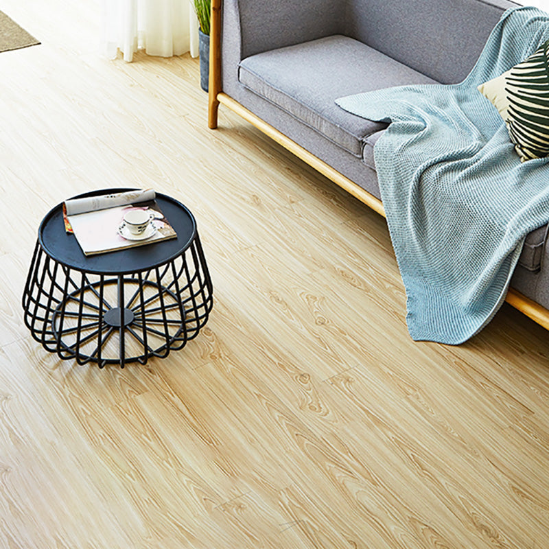 Waterproof PVC Flooring Peel and Stick Wooden Effect Fire Resistant PVC Flooring Light Brown 6"L x 36"W x 0.1"H Clearhalo 'Flooring 'Home Improvement' 'home_improvement' 'home_improvement_vinyl_flooring' 'Vinyl Flooring' 'vinyl_flooring' Walls and Ceiling' 7483518