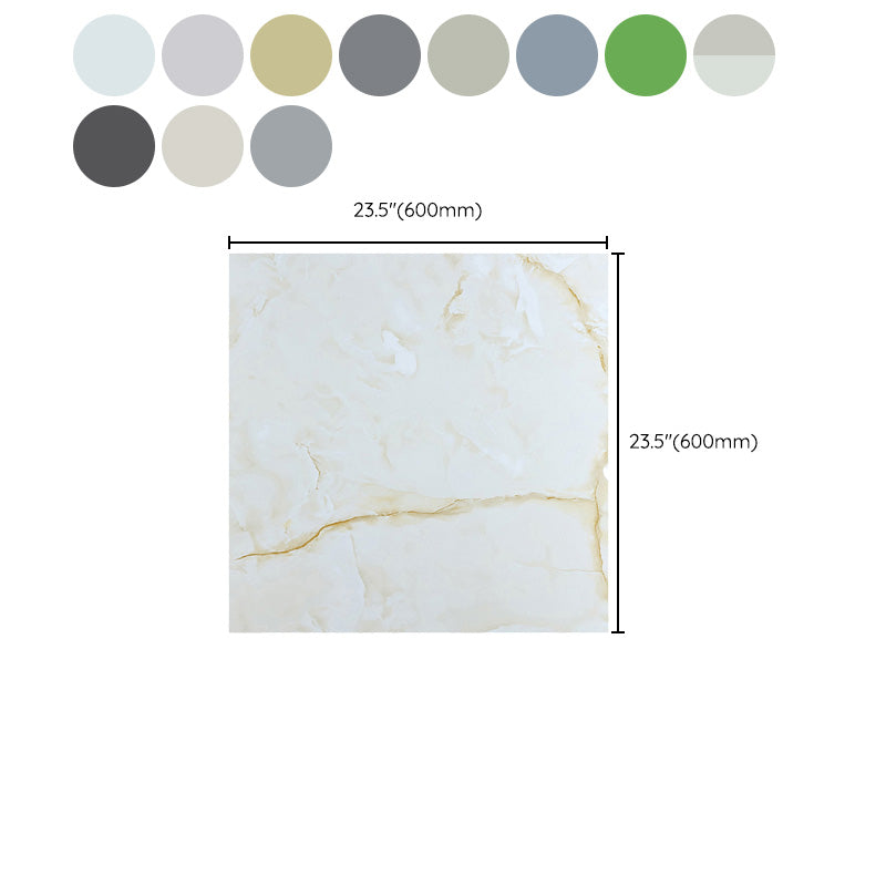 Waterproof PVC Flooring Square Peel and Stick Fire Resistant PVC Flooring Clearhalo 'Flooring 'Home Improvement' 'home_improvement' 'home_improvement_vinyl_flooring' 'Vinyl Flooring' 'vinyl_flooring' Walls and Ceiling' 7483542