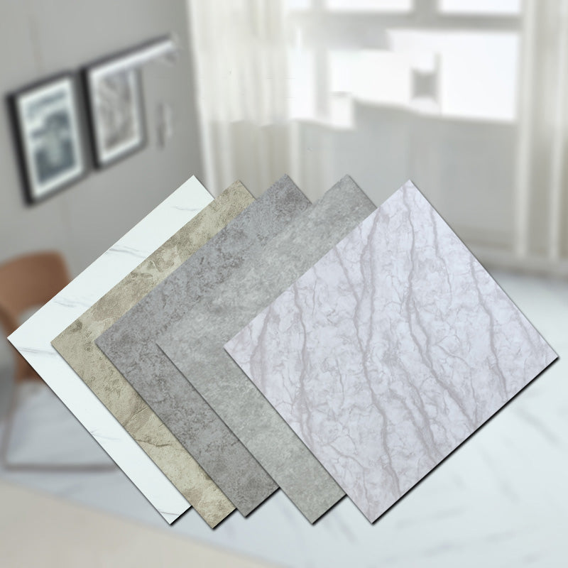 Square Fire Resistant PVC Flooring Peel and Stick Waterproof PVC Flooring Clearhalo 'Flooring 'Home Improvement' 'home_improvement' 'home_improvement_vinyl_flooring' 'Vinyl Flooring' 'vinyl_flooring' Walls and Ceiling' 7483559