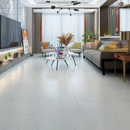 Square Fire Resistant PVC Flooring Peel and Stick Waterproof PVC Flooring Gray-White Clearhalo 'Flooring 'Home Improvement' 'home_improvement' 'home_improvement_vinyl_flooring' 'Vinyl Flooring' 'vinyl_flooring' Walls and Ceiling' 7483567