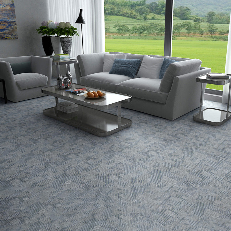 Square Fire Resistant PVC Flooring Peel and Stick Waterproof PVC Flooring Dark Heather Gray Clearhalo 'Flooring 'Home Improvement' 'home_improvement' 'home_improvement_vinyl_flooring' 'Vinyl Flooring' 'vinyl_flooring' Walls and Ceiling' 7483574