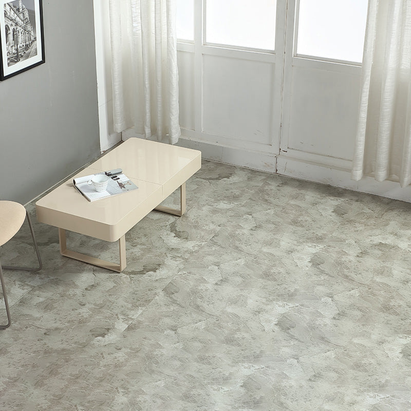 Square Fire Resistant PVC Flooring Peel and Stick Waterproof PVC Flooring Light Heather Gray Clearhalo 'Flooring 'Home Improvement' 'home_improvement' 'home_improvement_vinyl_flooring' 'Vinyl Flooring' 'vinyl_flooring' Walls and Ceiling' 7483575