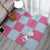 Modern Indoor Carpet Tiles Stain Resistant Interlocking Carpet Floor Tile Rose Red Clearhalo 'Carpet Tiles & Carpet Squares' 'carpet_tiles_carpet_squares' 'Flooring 'Home Improvement' 'home_improvement' 'home_improvement_carpet_tiles_carpet_squares' Walls and Ceiling' 7483611