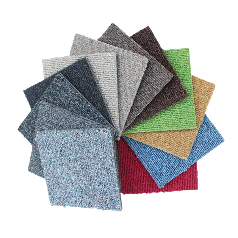 Carpet Tile Level Loop Glue Down Fade Resistant Carpet Floor Tile Clearhalo 'Carpet Tiles & Carpet Squares' 'carpet_tiles_carpet_squares' 'Flooring 'Home Improvement' 'home_improvement' 'home_improvement_carpet_tiles_carpet_squares' Walls and Ceiling' 7483665