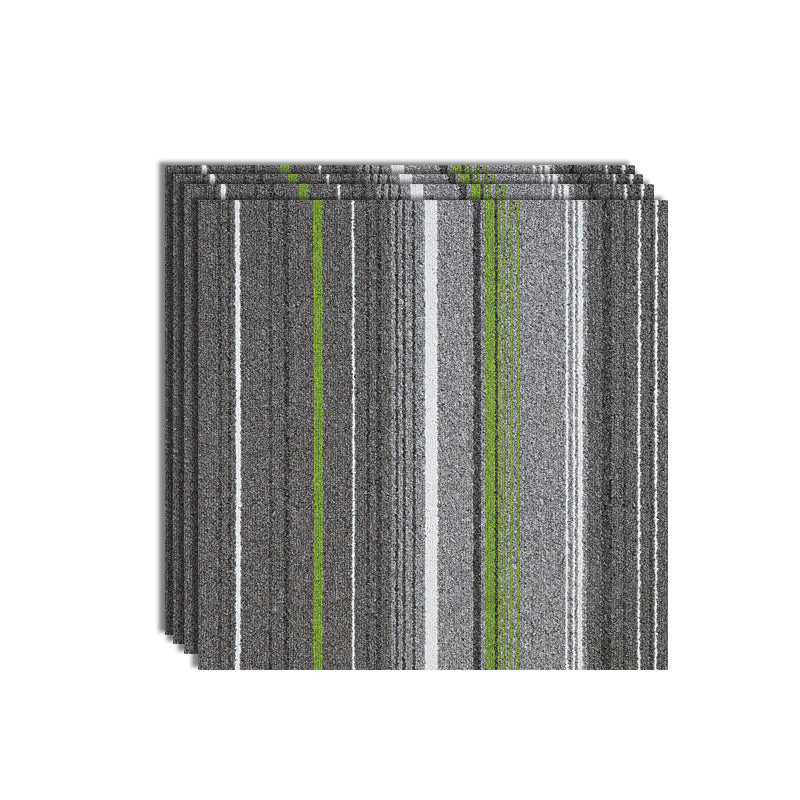 Carpet Tile Level Loop Glue Down Fade Resistant Carpet Floor Tile Milk Gray 4-Piece Set Clearhalo 'Carpet Tiles & Carpet Squares' 'carpet_tiles_carpet_squares' 'Flooring 'Home Improvement' 'home_improvement' 'home_improvement_carpet_tiles_carpet_squares' Walls and Ceiling' 7483682