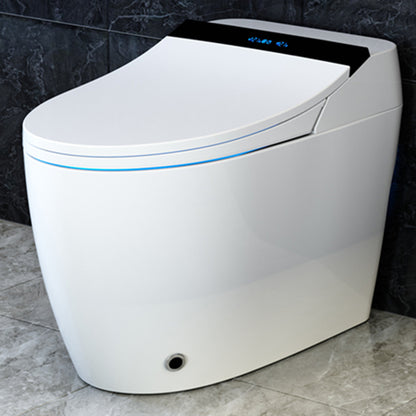 Contemporary Floor Standing Bidet Gloss Finish Floor Mount Bidet Foot Flush Toilet+ Water Tank Clearhalo 'Bathroom Remodel & Bathroom Fixtures' 'Bidets' 'Home Improvement' 'home_improvement' 'home_improvement_bidets' 'Toilets & Bidets' 7485053