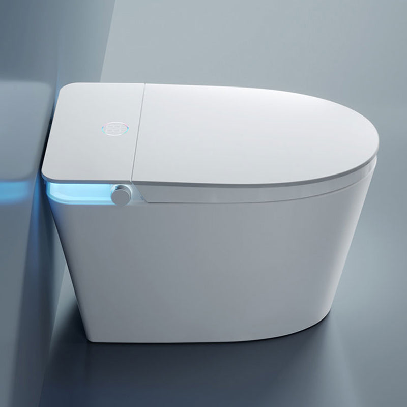 Elongated Floor Standing Bidet Deodorizing and Antimicrobial Floor Mount Bidet Clearhalo 'Bathroom Remodel & Bathroom Fixtures' 'Bidets' 'Home Improvement' 'home_improvement' 'home_improvement_bidets' 'Toilets & Bidets' 7485065