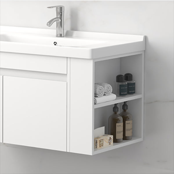 Modern Wood Sink Vanity Wood Wall Mount Faucet Included Bathroom Vanity Clearhalo 'Bathroom Remodel & Bathroom Fixtures' 'Bathroom Vanities' 'bathroom_vanities' 'Home Improvement' 'home_improvement' 'home_improvement_bathroom_vanities' 7487294