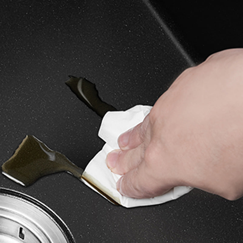 Square Granite Kitchen Sink Single Bowl Sink with Drain Strainer Kit Clearhalo 'Home Improvement' 'home_improvement' 'home_improvement_kitchen_sinks' 'Kitchen Remodel & Kitchen Fixtures' 'Kitchen Sinks & Faucet Components' 'Kitchen Sinks' 'kitchen_sinks' 7490289