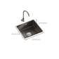 Square Granite Kitchen Sink Single Bowl Sink with Drain Strainer Kit Clearhalo 'Home Improvement' 'home_improvement' 'home_improvement_kitchen_sinks' 'Kitchen Remodel & Kitchen Fixtures' 'Kitchen Sinks & Faucet Components' 'Kitchen Sinks' 'kitchen_sinks' 7490298