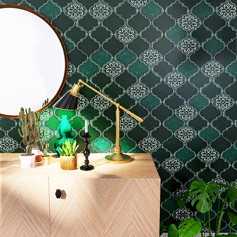 Arabesque Peel and Stick Tiles Mosaic Tile Peel and Stick Backsplash Clearhalo 'Flooring 'Home Improvement' 'home_improvement' 'home_improvement_peel_stick_blacksplash' 'Peel & Stick Backsplash Tile' 'peel_stick_blacksplash' 'Walls & Ceilings' Walls and Ceiling' 7491059