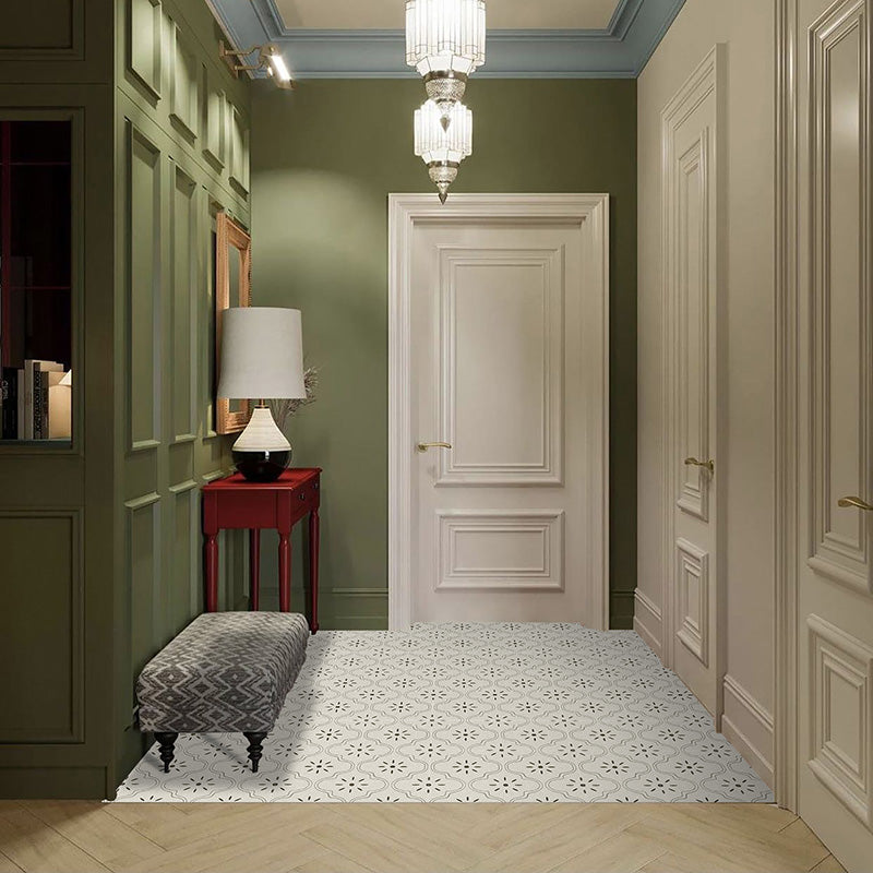 White Peel and Stick Tiles Mosaic Tile Peel and Stick Backsplash 10 Pack Clearhalo 'Flooring 'Home Improvement' 'home_improvement' 'home_improvement_peel_stick_blacksplash' 'Peel & Stick Backsplash Tile' 'peel_stick_blacksplash' 'Walls & Ceilings' Walls and Ceiling' 7491101