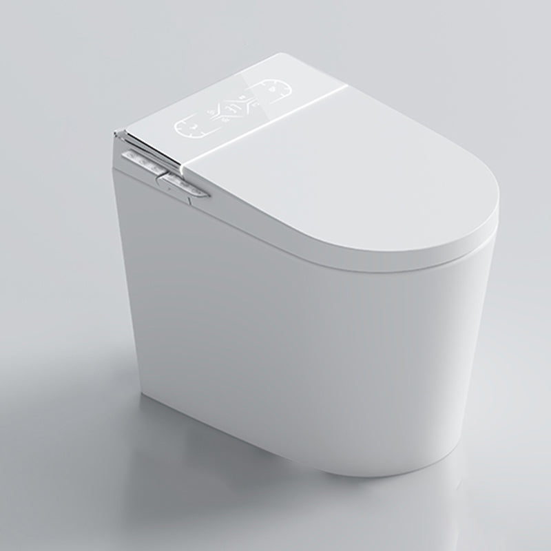 Elongated Floor Standing Bidet Dryer and Deodorizing Floor Mount Bidet White Clearhalo 'Bathroom Remodel & Bathroom Fixtures' 'Bidets' 'Home Improvement' 'home_improvement' 'home_improvement_bidets' 'Toilets & Bidets' 7491561