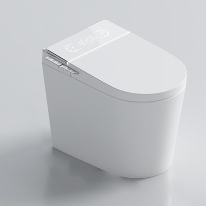 Elongated Floor Standing Bidet Dryer and Deodorizing Floor Mount Bidet White Clearhalo 'Bathroom Remodel & Bathroom Fixtures' 'Bidets' 'Home Improvement' 'home_improvement' 'home_improvement_bidets' 'Toilets & Bidets' 7491561