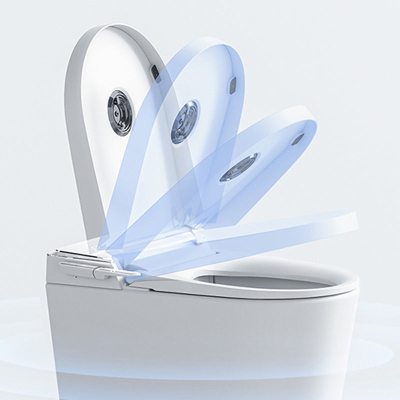 Elongated Floor Standing Bidet Dryer and Deodorizing Floor Mount Bidet Clearhalo 'Bathroom Remodel & Bathroom Fixtures' 'Bidets' 'Home Improvement' 'home_improvement' 'home_improvement_bidets' 'Toilets & Bidets' 7491573