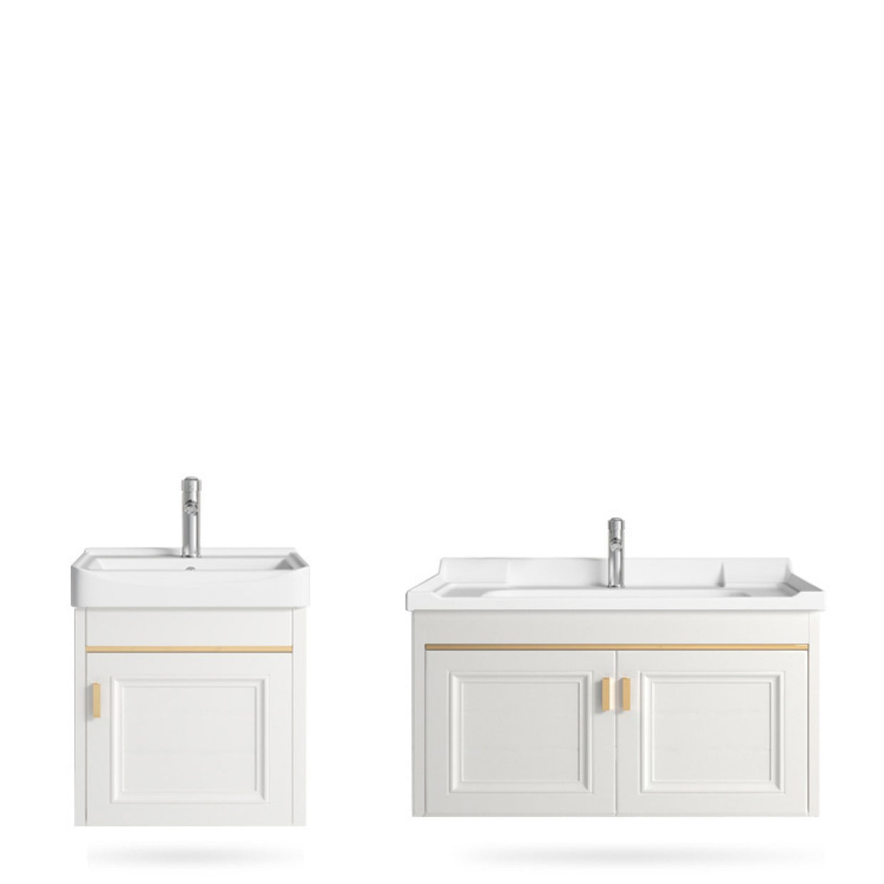 Glam White Sink Vanity Wooden Single Sink Vanity Set for Bathroom Clearhalo 'Bathroom Remodel & Bathroom Fixtures' 'Bathroom Vanities' 'bathroom_vanities' 'Home Improvement' 'home_improvement' 'home_improvement_bathroom_vanities' 7492297