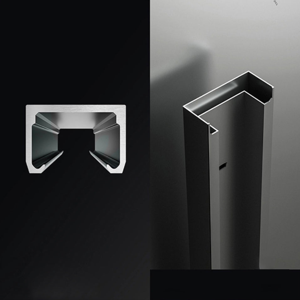 Metal Single Sink Bathroom Vanity Wall Mount Vanity Set with Mirror Clearhalo 'Bathroom Remodel & Bathroom Fixtures' 'Bathroom Vanities' 'bathroom_vanities' 'Home Improvement' 'home_improvement' 'home_improvement_bathroom_vanities' 7492368