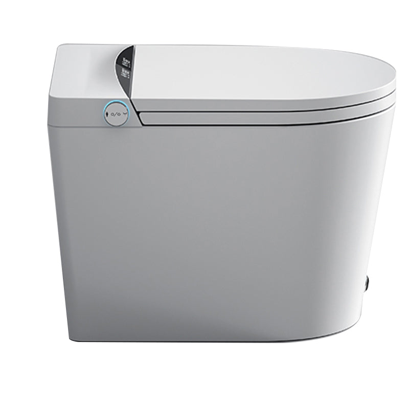 Modern Elongated White Floor Standing Bidet with Heated Seat and Remote Control Included Clearhalo 'Bathroom Remodel & Bathroom Fixtures' 'Bidets' 'Home Improvement' 'home_improvement' 'home_improvement_bidets' 'Toilets & Bidets' 7492687