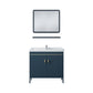 Modern Blue Bathroom Vanity Metal Frame Single-Sink Freestanding Vanity Set Vanity & Faucet & Mirrors Clearhalo 'Bathroom Remodel & Bathroom Fixtures' 'Bathroom Vanities' 'bathroom_vanities' 'Home Improvement' 'home_improvement' 'home_improvement_bathroom_vanities' 7498328