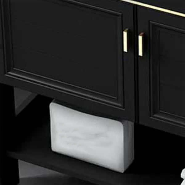 Glam Freestanding Bathroom Sink Vanity Single-Sink Bathroom Vanity Clearhalo 'Bathroom Remodel & Bathroom Fixtures' 'Bathroom Vanities' 'bathroom_vanities' 'Home Improvement' 'home_improvement' 'home_improvement_bathroom_vanities' 7498420