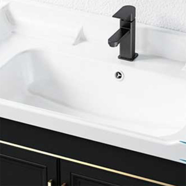 Glam Freestanding Bathroom Sink Vanity Single-Sink Bathroom Vanity Clearhalo 'Bathroom Remodel & Bathroom Fixtures' 'Bathroom Vanities' 'bathroom_vanities' 'Home Improvement' 'home_improvement' 'home_improvement_bathroom_vanities' 7498422