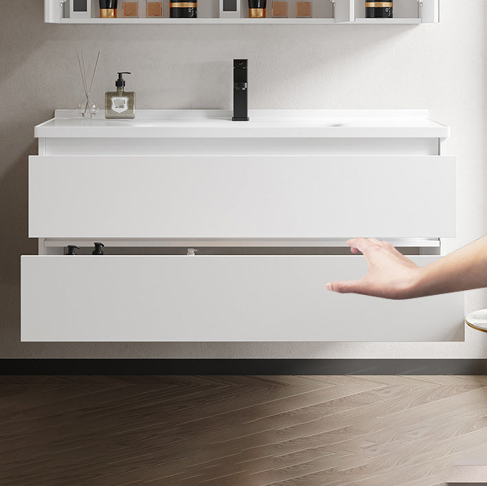 Modern Wood Sink Vanity Wood Wall Mount Faucet Included Bathroom Vanity Set Clearhalo 'Bathroom Remodel & Bathroom Fixtures' 'Bathroom Vanities' 'bathroom_vanities' 'Home Improvement' 'home_improvement' 'home_improvement_bathroom_vanities' 7498513