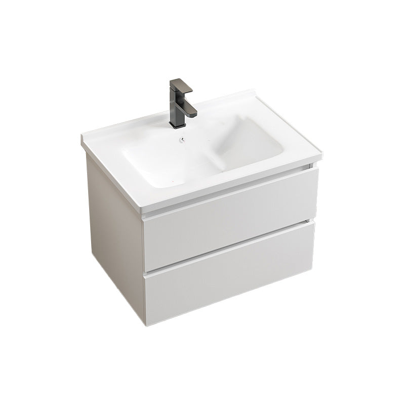 Modern Wood Sink Vanity Wood Wall Mount Faucet Included Bathroom Vanity Set Vanity & Faucet 24"L x 16"W x 20"H Clearhalo 'Bathroom Remodel & Bathroom Fixtures' 'Bathroom Vanities' 'bathroom_vanities' 'Home Improvement' 'home_improvement' 'home_improvement_bathroom_vanities' 7498527