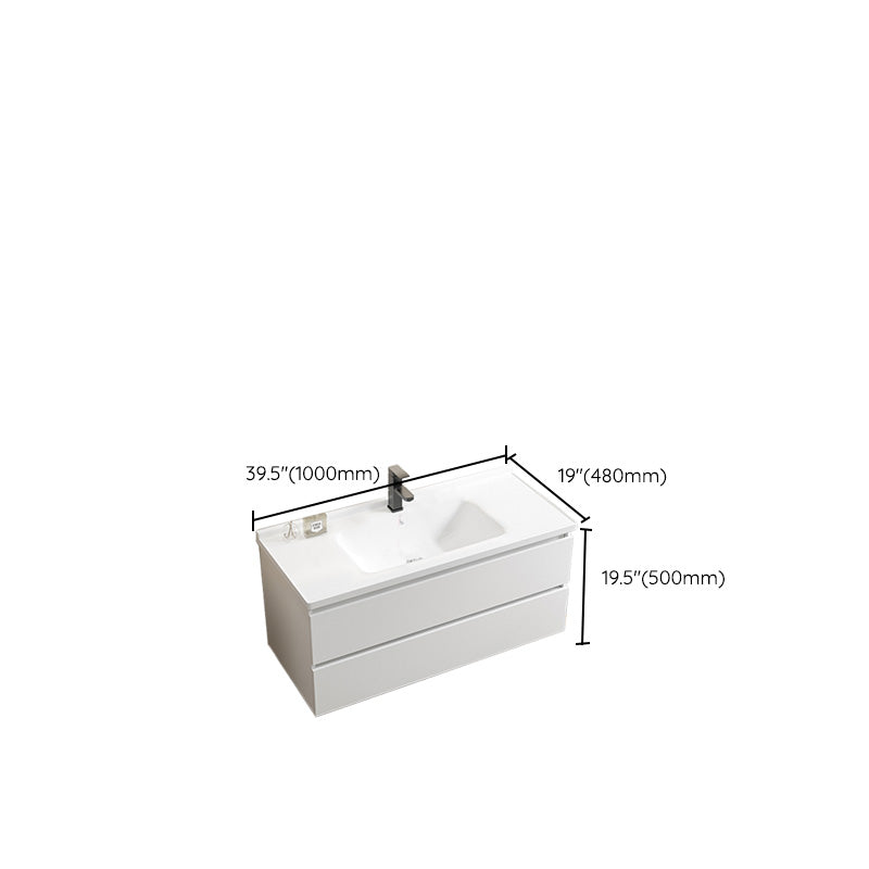 Modern Wood Sink Vanity Wood Wall Mount Faucet Included Bathroom Vanity Set Clearhalo 'Bathroom Remodel & Bathroom Fixtures' 'Bathroom Vanities' 'bathroom_vanities' 'Home Improvement' 'home_improvement' 'home_improvement_bathroom_vanities' 7498533