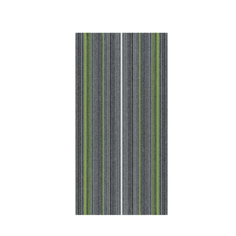Waterproof Carpet Tile Rectangular Level Loop Indoor Stain Resistant Loose Lay Carpet Tile Gray-Green 1 Set for Wallboard (24 Pieces * 1) Clearhalo 'Carpet Tiles & Carpet Squares' 'carpet_tiles_carpet_squares' 'Flooring 'Home Improvement' 'home_improvement' 'home_improvement_carpet_tiles_carpet_squares' Walls and Ceiling' 7505517