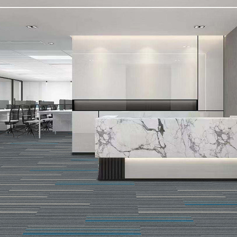 Waterproof Carpet Tile Rectangular Level Loop Indoor Stain Resistant Loose Lay Carpet Tile Clearhalo 'Carpet Tiles & Carpet Squares' 'carpet_tiles_carpet_squares' 'Flooring 'Home Improvement' 'home_improvement' 'home_improvement_carpet_tiles_carpet_squares' Walls and Ceiling' 7505530