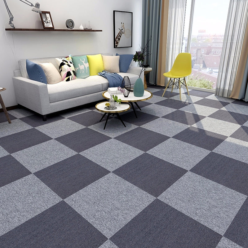 Stripe Print Carpet Floor Tile Level Loop Non-Skid Loose Lay Office Room Carpet Tile Clearhalo 'Carpet Tiles & Carpet Squares' 'carpet_tiles_carpet_squares' 'Flooring 'Home Improvement' 'home_improvement' 'home_improvement_carpet_tiles_carpet_squares' Walls and Ceiling' 7505531