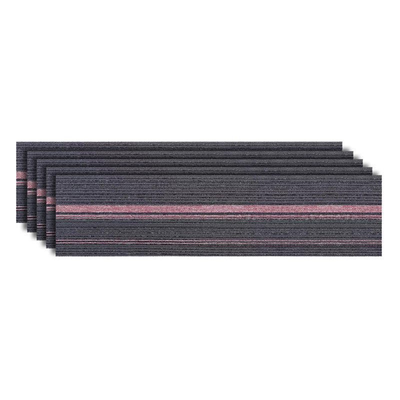 Loose Lay Carpet Tiles Ombre Print Fade Resistant Carpet Tiles - Clearhalo