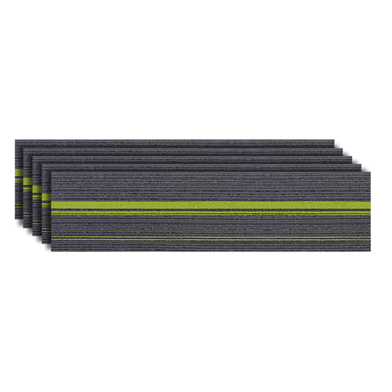 Loose Lay Carpet Tiles Ombre Print Fade Resistant Carpet Tiles Light Green 40-Piece Set Clearhalo 'Carpet Tiles & Carpet Squares' 'carpet_tiles_carpet_squares' 'Flooring 'Home Improvement' 'home_improvement' 'home_improvement_carpet_tiles_carpet_squares' Walls and Ceiling' 7505579