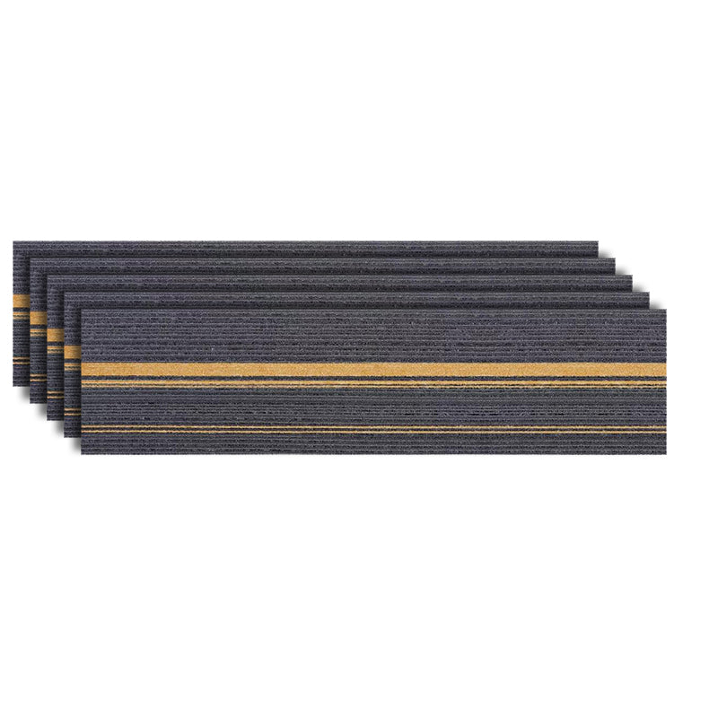 Loose Lay Carpet Tiles Ombre Print Fade Resistant Carpet Tiles Yellow 40-Piece Set Clearhalo 'Carpet Tiles & Carpet Squares' 'carpet_tiles_carpet_squares' 'Flooring 'Home Improvement' 'home_improvement' 'home_improvement_carpet_tiles_carpet_squares' Walls and Ceiling' 7505588