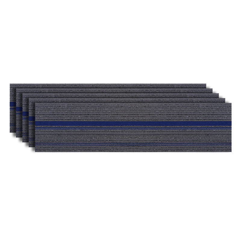 Loose Lay Carpet Tiles Ombre Print Fade Resistant Carpet Tiles - Clearhalo