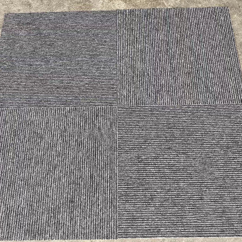 Basic Ombre Carpet Tiles Loose Lay Non-Skid Carpet Floor Tile Dark Gray Clearhalo 'Carpet Tiles & Carpet Squares' 'carpet_tiles_carpet_squares' 'Flooring 'Home Improvement' 'home_improvement' 'home_improvement_carpet_tiles_carpet_squares' Walls and Ceiling' 7505595