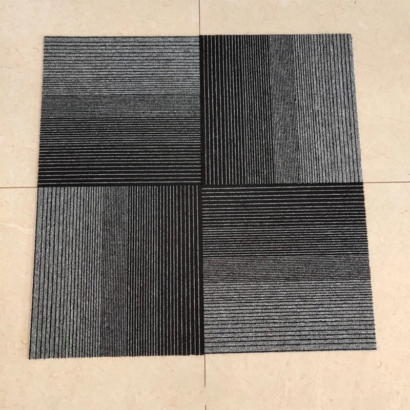 Basic Ombre Carpet Tiles Loose Lay Non-Skid Carpet Floor Tile Light Gray Clearhalo 'Carpet Tiles & Carpet Squares' 'carpet_tiles_carpet_squares' 'Flooring 'Home Improvement' 'home_improvement' 'home_improvement_carpet_tiles_carpet_squares' Walls and Ceiling' 7505596