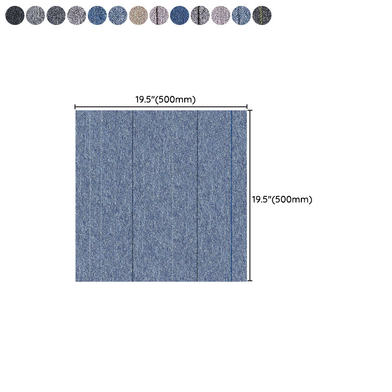 Modern Level Loop Carpet Pure Color Fade Resistant Carpet Tiles Clearhalo 'Carpet Tiles & Carpet Squares' 'carpet_tiles_carpet_squares' 'Flooring 'Home Improvement' 'home_improvement' 'home_improvement_carpet_tiles_carpet_squares' Walls and Ceiling' 7505636