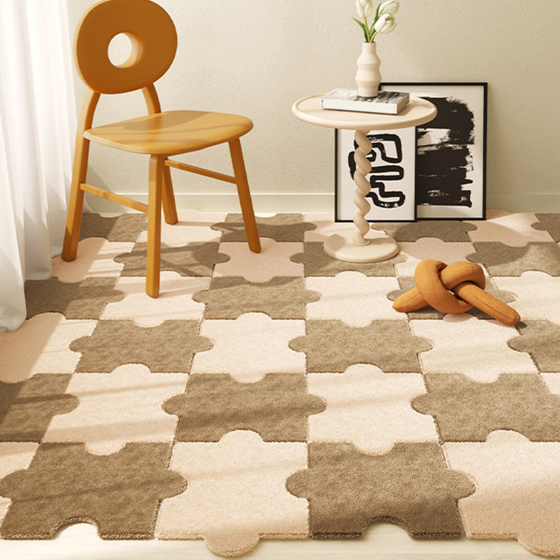 Modern Loose Lay Carpet Tile Solid Color Non-Skid Carpet Floor Tile Clearhalo 'Carpet Tiles & Carpet Squares' 'carpet_tiles_carpet_squares' 'Flooring 'Home Improvement' 'home_improvement' 'home_improvement_carpet_tiles_carpet_squares' Walls and Ceiling' 7505650