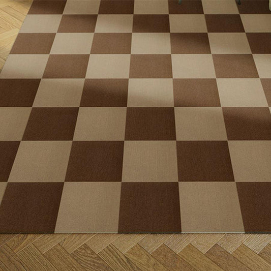 Modern Loose Lay Carpet Tile Checkered Carpet Floor Tile for Living Room Clearhalo 'Carpet Tiles & Carpet Squares' 'carpet_tiles_carpet_squares' 'Flooring 'Home Improvement' 'home_improvement' 'home_improvement_carpet_tiles_carpet_squares' Walls and Ceiling' 7505657