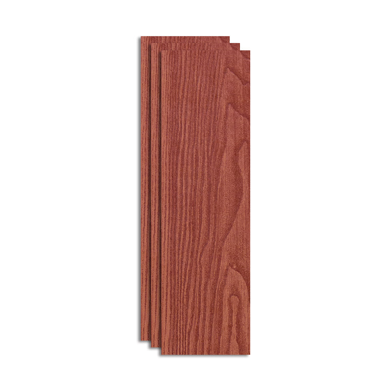 Brown Wood Self Adhesive Wood Floor Planks Reclaimed Wooden Planks for Patio Red Textured Clearhalo 'Flooring 'Hardwood Flooring' 'hardwood_flooring' 'Home Improvement' 'home_improvement' 'home_improvement_hardwood_flooring' Walls and Ceiling' 7505719